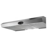 Elica 90CM Undercabinet Cooker Hood With Glass- Blk