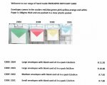 Hand Made Envelopes - Green 2104 Large Envelopes With Blank Cards X 3 In A Pack 13 X 13CM