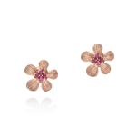 Blossom Studs - 18KT Rose Gold Vermeil