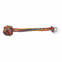 Rainbow Cotton Rope Dog Toy With Suction Cup Knot