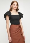 Combo Anglaise Top - Black