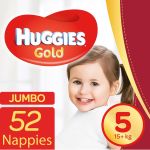 Gold Nappies Size 5 Jumbo Pack 52& 039 S