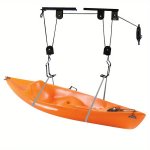 Heavy Duty Kayak Bike Lift Ceiling Mounted Mountain Bike Hanging Hook