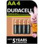 Duracell 2400mAh Staycharged Rechargeable AA Batteries