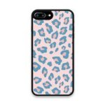Custom Printed Tpu Cases - Apple Iphone 7 Plus Apple Iphone 8 Plus & 39 Baby Blue Leopard Print& 39 By