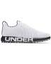 Men's Ua Hovr Knit Lace Up Spikeless Golf Shoes - White / 8.5