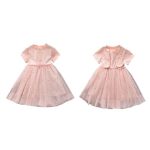 Pink Dance Bunny Tulle Star Dress 5-6 Years - The Purple Lovey