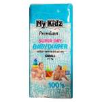 My Kidz Premium Super Day Dry Baby Diapers Small 100S