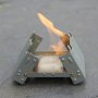 Ultra-compact Folding Pocket Stove - Lightweight Durable Iron Wood Burner For Camping & Survival Space-saving Design