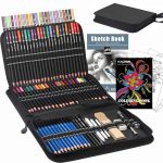 Kalour 96 Premium Drawing Pencil Set Including 72 Colored Pencil And 24 Sketch Kit For Drawing Sketching And Coloring Books Art