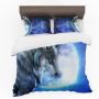 Moonlight Wolf Duvet Cover Set Queen