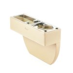 Susisun SNH010 Car Seat Gap Storage Box Style:co-driver Apricot