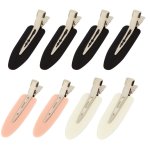 SET 8PCS No Bend Hair Clips For Women Salon Hairstyle Makeup