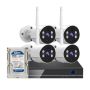 Security Camera System Kit 8CH 2MP Wifi Nvr + 500 Gb Hdd +4 2MP Cameras