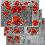 Deco Print Kitchen Set Delph Pomegranate