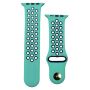 38/40MM Standard Apple Nike Style Teal & Blue Breathable Replacement Strap