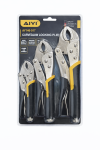Curved Jaw Locking Pliers Set 3-PIECE