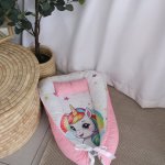 Baby Nest Baby Sleeping Pod Cutesie Unicorn Rainbow And Star Set