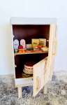 Wooden Fridge + Cake + Food
