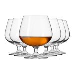 Krosno Brandy Cognac Snifter Glasses Set Of 6 17.2 Oz Balance Collection Ideal For Spirit Sipping Lead-free Glass Dishwasher Saf