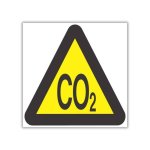 Beware Of Carbon Dioxide Safety Sign WW15