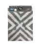 Two Piece Two Tone Bath Mat Grey
