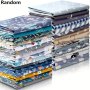 30PCS Cotton Fabric Printed Bundles Squares Flowers Fabric Patchwork Sewing Quilting Bundle Various Patterns Cotton Fabric For Diy Scrapbook Craft Making Accessories