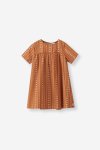 GIRLS Babydoll Dress - 10 Tobacco