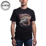 Kakiebos Mens Classic Hot Rod Tee - Black - 5XL