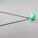Keyboard Button Necklace - Green