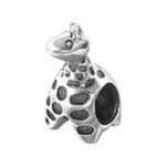 A11-C17230 - 925 Sterling Silver Giraffe European Charm Bead