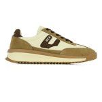 Textured Low-top Sneaker -beige