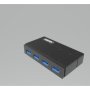 UNITEK Y-HB03001 Interface Hub USB 3.2 Gen 1 3.1 Gen 1 Type-b 5000 Mbit/s Black