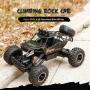 1:12 Scale Rc 4WD Rock Crawler - Black With Rubber Tyres