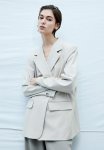 Single-breasted Blazer - Light Beige