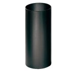 Steel Litter Bin – Fluted – 240 X 600 H Mm – Colour Options – 524BL