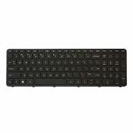 Replacement Keyboard For Hp Pavilion 15-E000 15-E100 15-N000 15-N100 15-N200 15-N300 Series Laptop Black With Frame