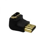 HDMI 90 Degree Male To Female Adapter Black