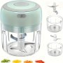 100/250ML Electric MINI Garlic Chopper USB Meat Grinder Garlic Masher Machine Sturdy Durable Crushed Ginger Vegetable Crusher Kitchenware