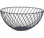 Fruit Basket Metal Black 135MM