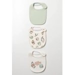 3 Pack Bibs Cream