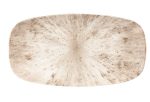 Stone Agate Grey Oblong Chefs Plate 35.5 X 19CM 6