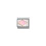 Composable Classic Link Gold With Pink Rhombus