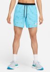 Nike Stride D.y.e. 7" Running Shorts - Blue Chill lt Crimson