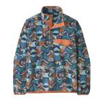 Mens Lightweight Synchilla Snap-t Pullover - - Swallowtail Geo: Still Blue XL