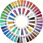 Vibrant Tassel Charms: 10 20 30 Pcs Mix Colors Perfect For Valentine's Day Love-themed Diy Crafts & Keychains