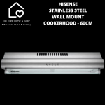 Hisense Stainless Steel Wall Mount Cookerhood - 60CM