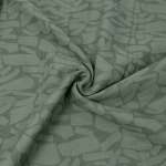 Linen Visse Jaquard Embr Paving Olive 13540