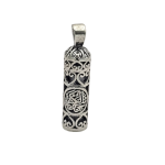 925 Sterling Silver Pendant Prayer Container With Prayer