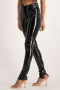 Draya Vinyl Pant - Black - XS